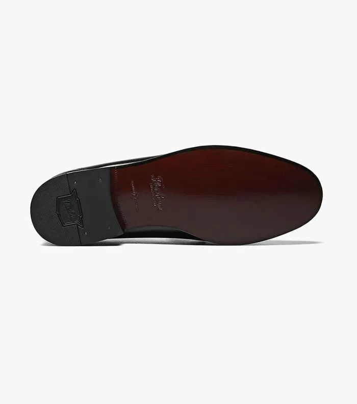Florsheim Dress Shoes Como Moc Toe Strap Loafer Black Cherry 8211 Men