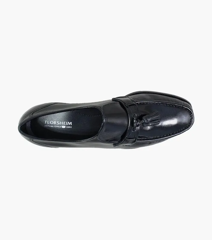 Florsheim Dress Shoes Como Moc Toe Tassel Loafer Black 8211 Men