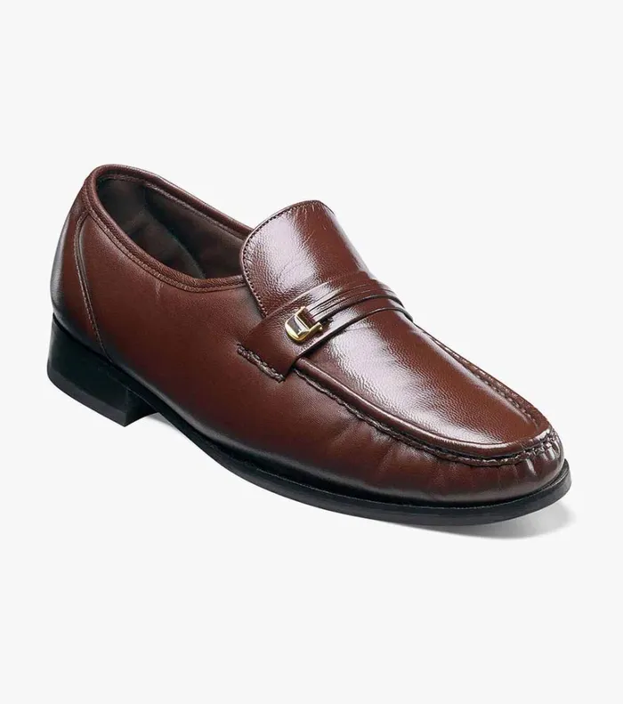 Florsheim Dress Shoes Dancer Moc Toe Bit Loafer Cognac 8211 Men