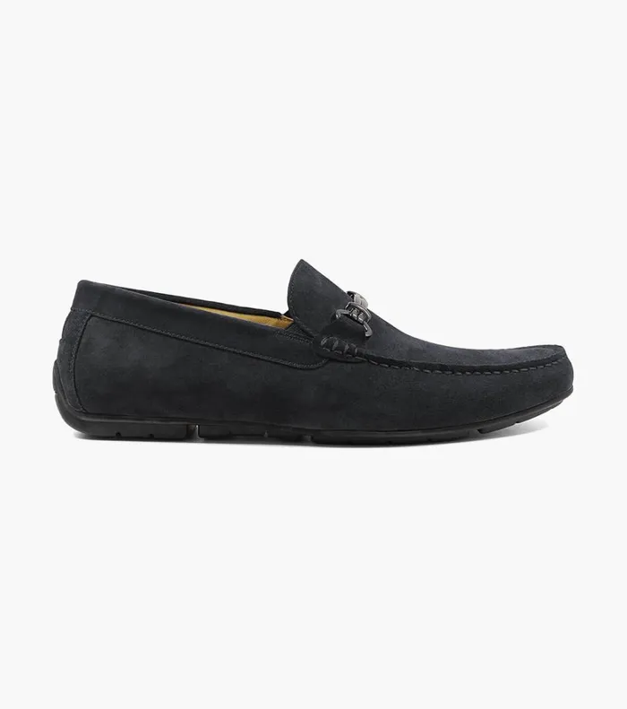 Florsheim Dress Shoes Dubino Moc Toe Bit Loafer Black Suede 8211 Men