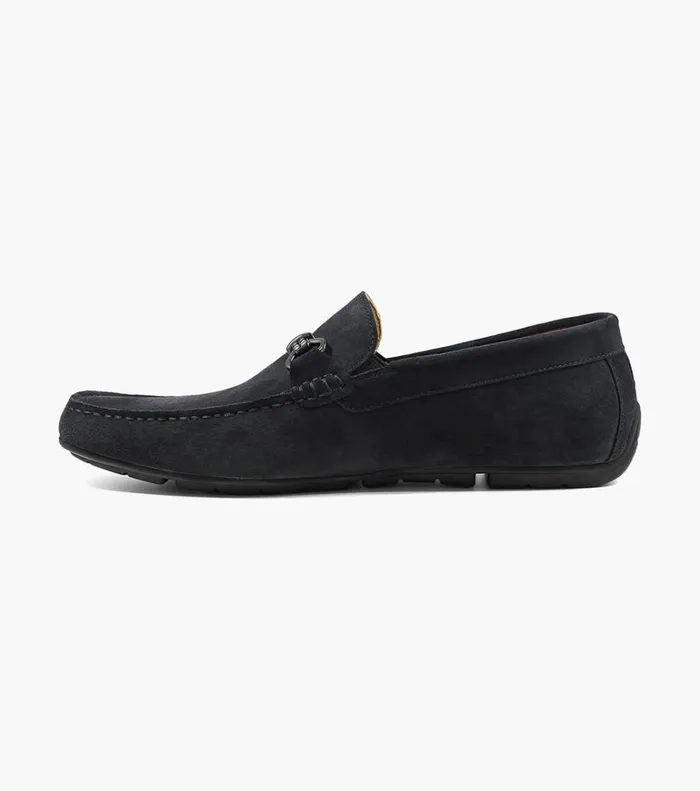 Florsheim Dress Shoes Dubino Moc Toe Bit Loafer Black Suede 8211 Men