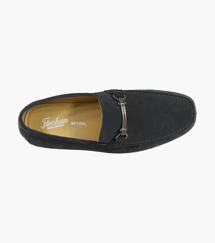 Florsheim Dress Shoes Dubino Moc Toe Bit Loafer Black Suede 8211 Men