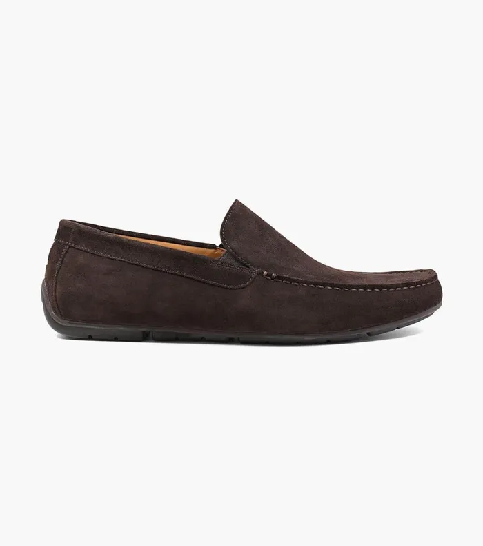 Florsheim Dress Shoes Dubino Moc Toe Venetian Slip On Chocolate 8211 Men