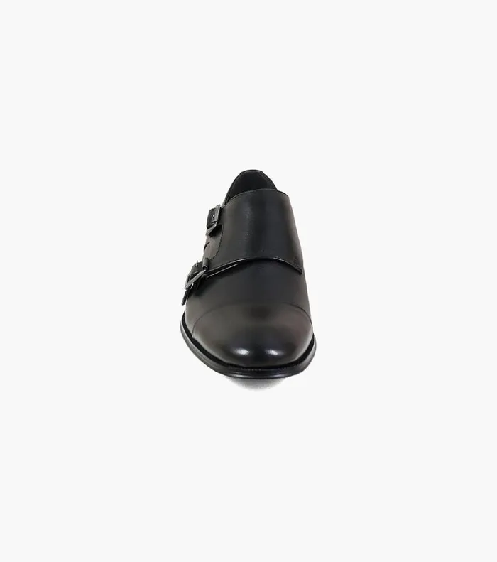 Florsheim Dress Shoes Jetson Cap Toe Monk Strap Black 8211 Men