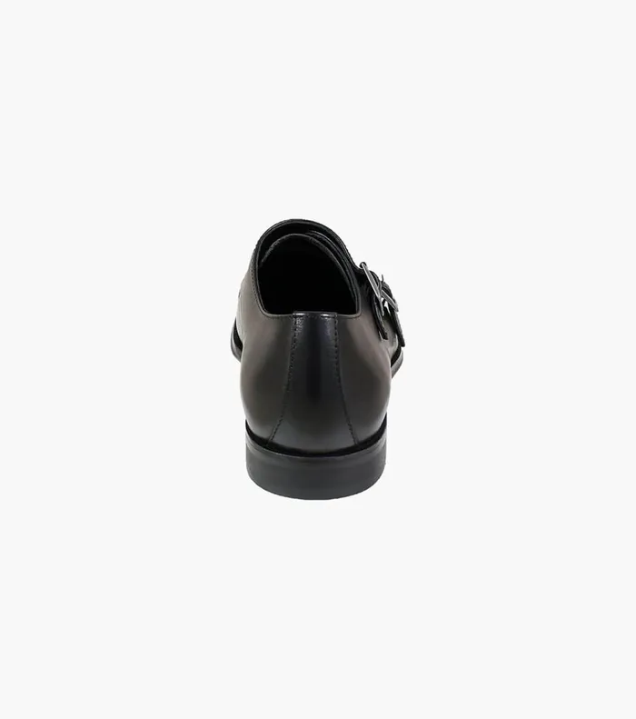 Florsheim Dress Shoes Jetson Cap Toe Monk Strap Black 8211 Men