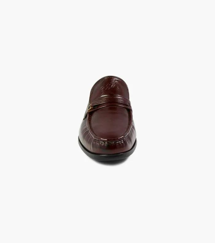 Florsheim Dress Shoes Milano Moc Toe Bit Loafer Burgundy 8211 Men