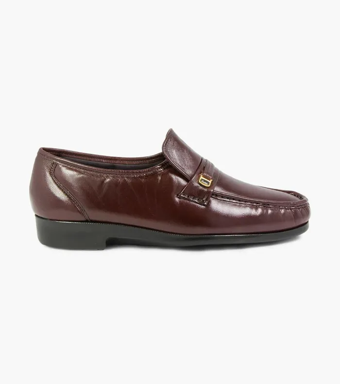 Florsheim Dress Shoes Milano Moc Toe Bit Loafer Burgundy 8211 Men