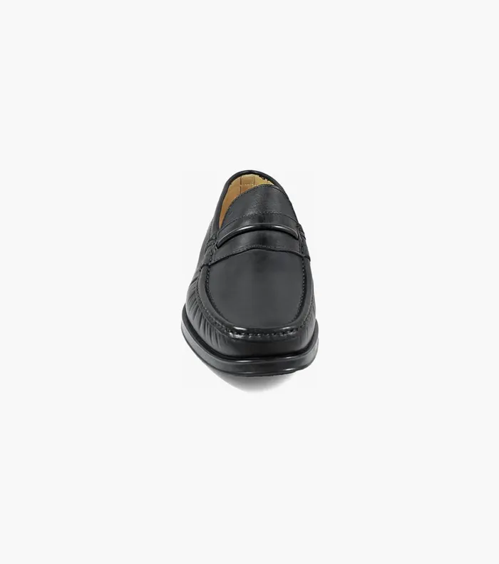 Florsheim Dress Shoes Palace Moc Toe Strap Loafer Black 8211 Men