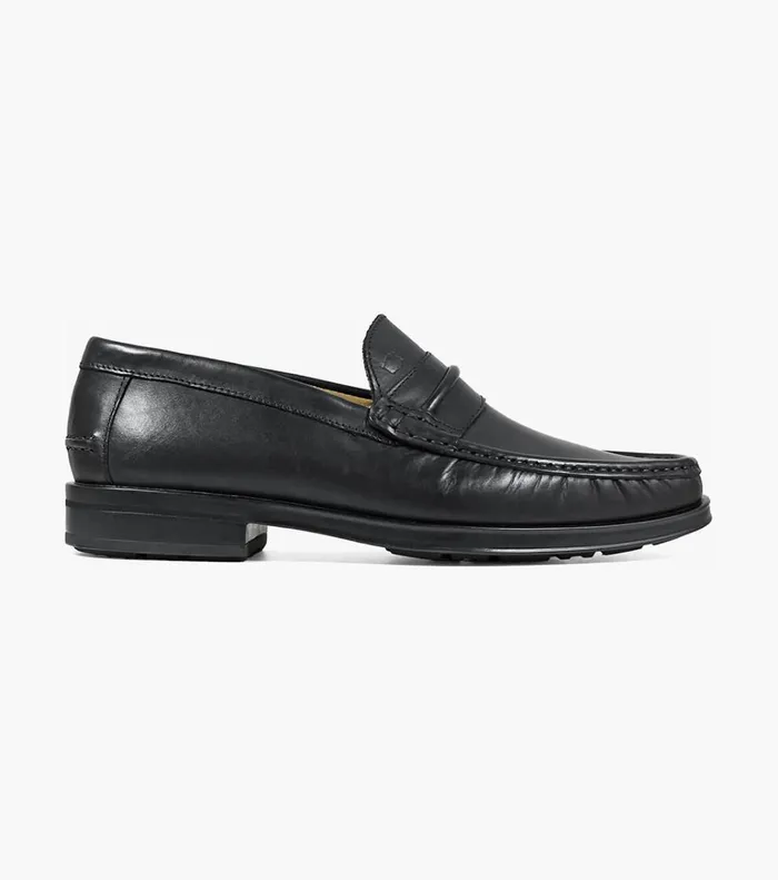 Florsheim Dress Shoes Palace Moc Toe Strap Loafer Black 8211 Men