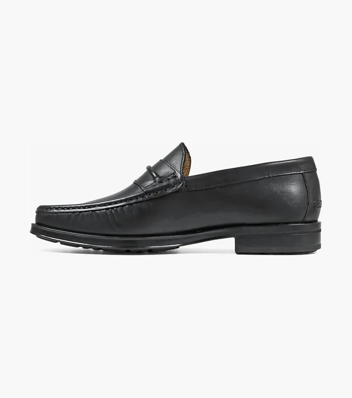 Florsheim Dress Shoes Palace Moc Toe Strap Loafer Black 8211 Men