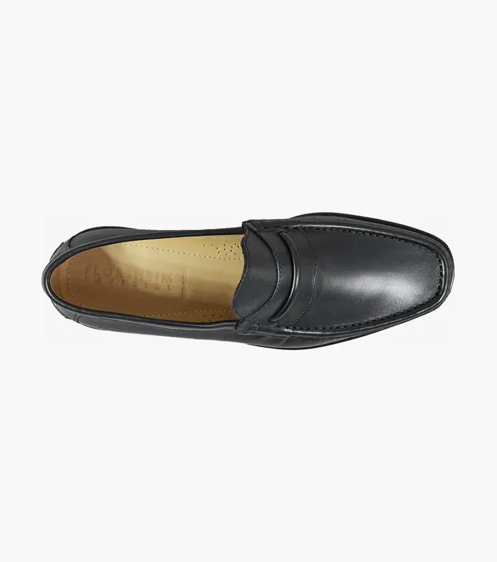 Florsheim Dress Shoes Palace Moc Toe Strap Loafer Black 8211 Men