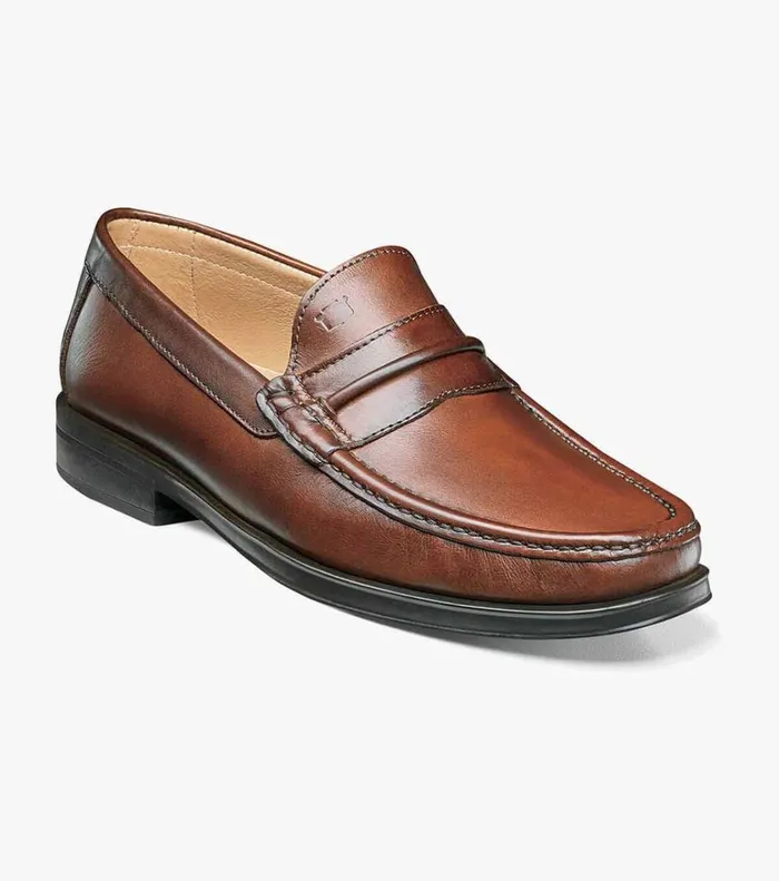 Florsheim Dress Shoes Palace Moc Toe Strap Loafer Tan 8211 Men