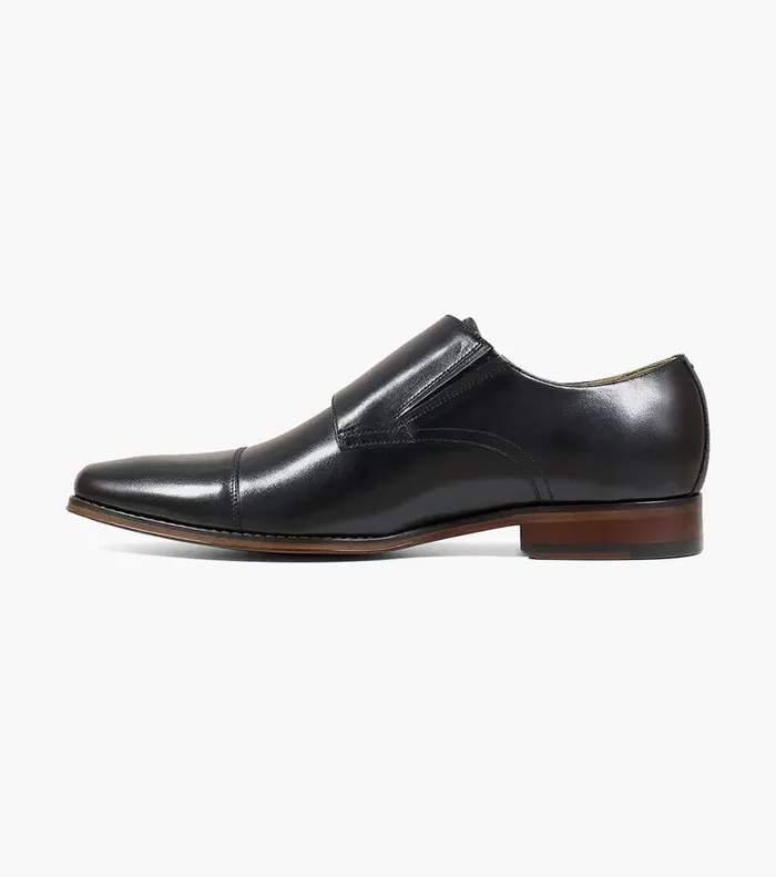Florsheim Dress Shoes Palermo Cap Toe Monk Strap Black 8211 Men