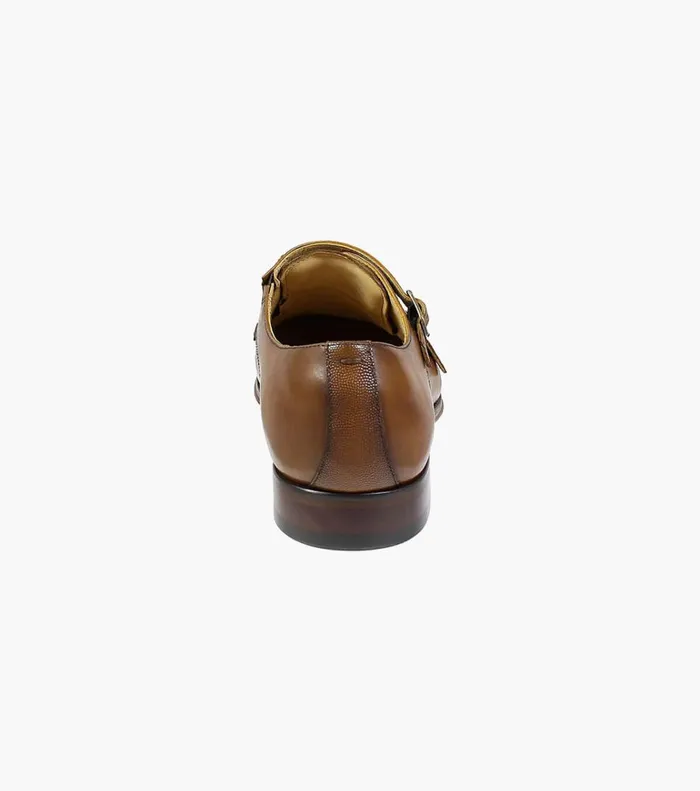 Florsheim Dress Shoes Palermo Cap Toe Monk Strap Cognac 8211 Men