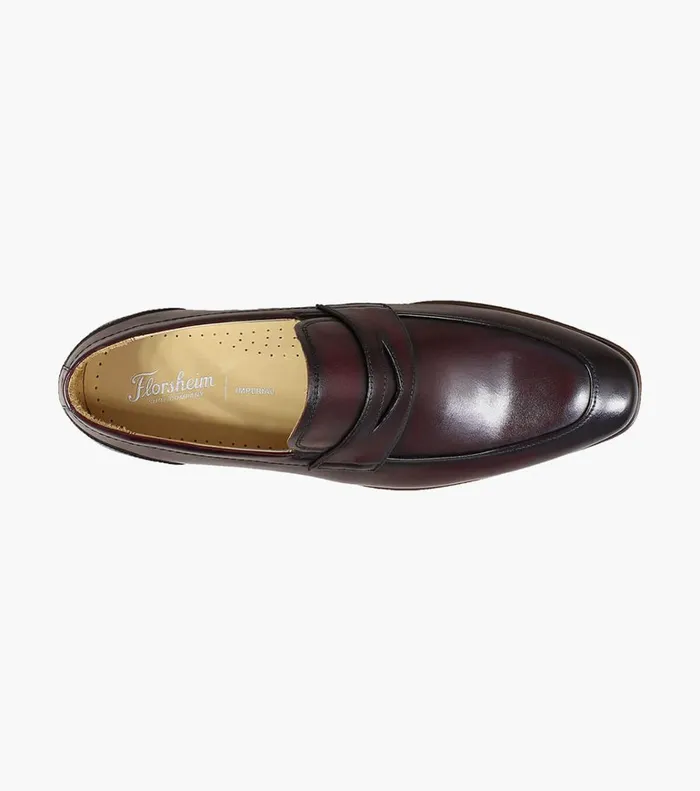 Florsheim Dress Shoes Palermo Moc Toe Penny Loafer Burgundy 8211 Men