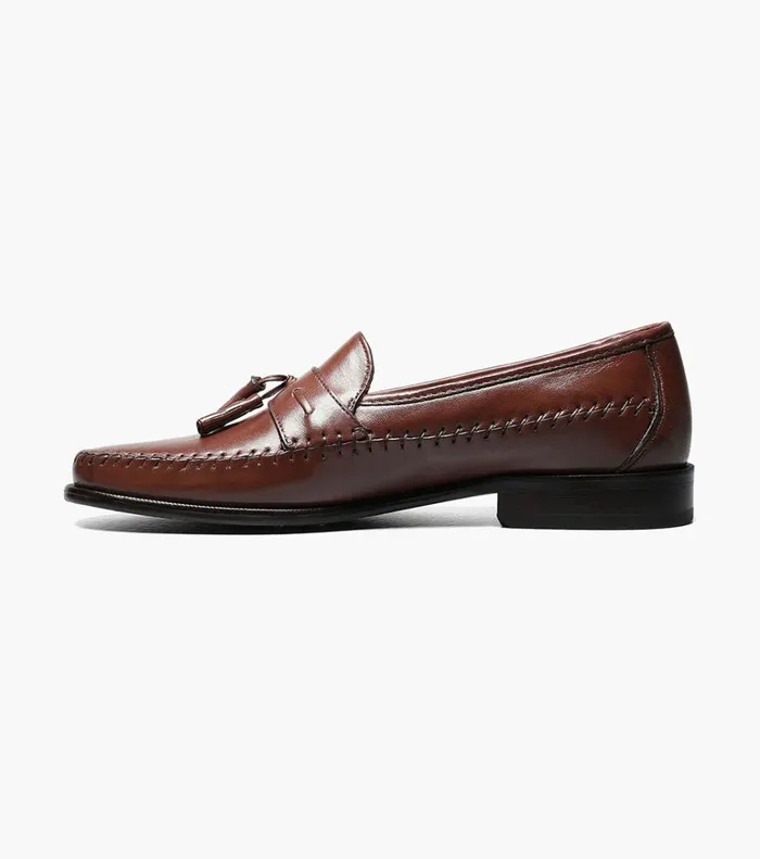 Florsheim Dress Shoes Pazzano Moc Toe Tassel Slip On Cognac 8211 Men