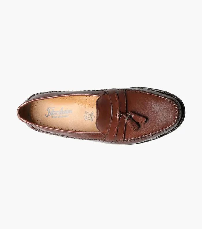 Florsheim Dress Shoes Pazzano Moc Toe Tassel Slip On Cognac 8211 Men