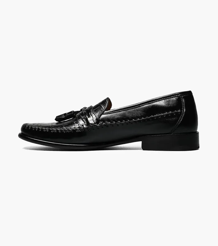Florsheim Dress Shoes Pisa Moc Toe Tassel Loafer Black 8211 Men
