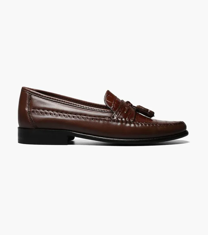 Florsheim Dress Shoes Pisa Moc Toe Tassel Loafer Cognac 8211 Men