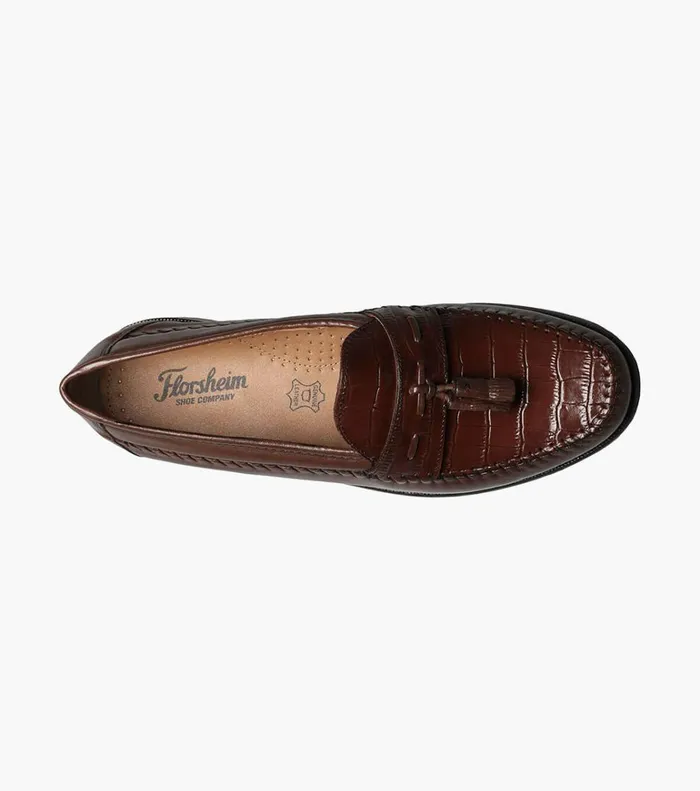 Florsheim Dress Shoes Pisa Moc Toe Tassel Loafer Cognac 8211 Men