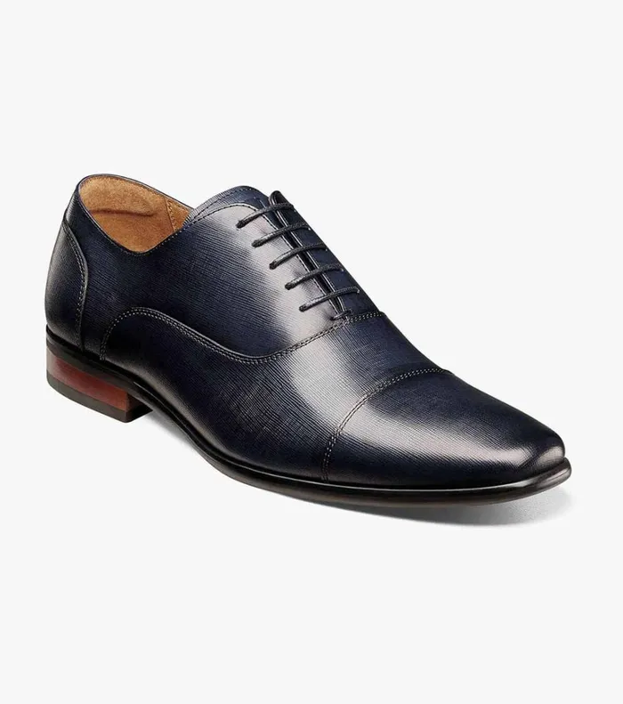 Florsheim Dress Shoes Postino Cap Toe Balmoral Oxford Navy 8211 Men