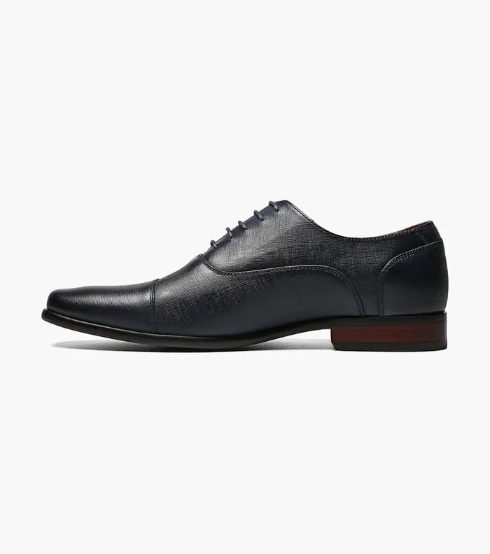 Florsheim Dress Shoes Postino Cap Toe Balmoral Oxford Navy 8211 Men