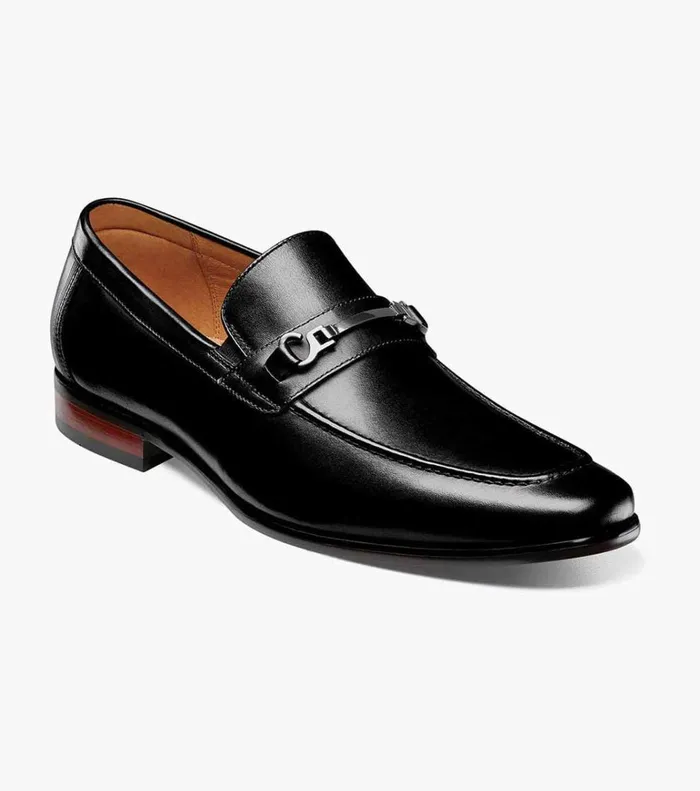 Florsheim Dress Shoes Postino Moc Toe Bit Slip On Black 8211 Men