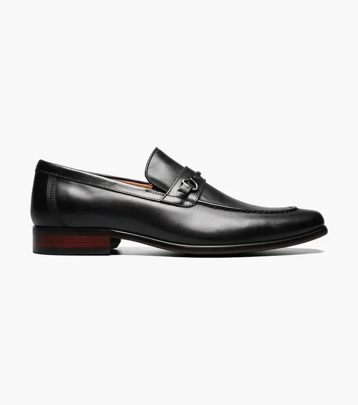 Florsheim Dress Shoes Postino Moc Toe Bit Slip On Black 8211 Men