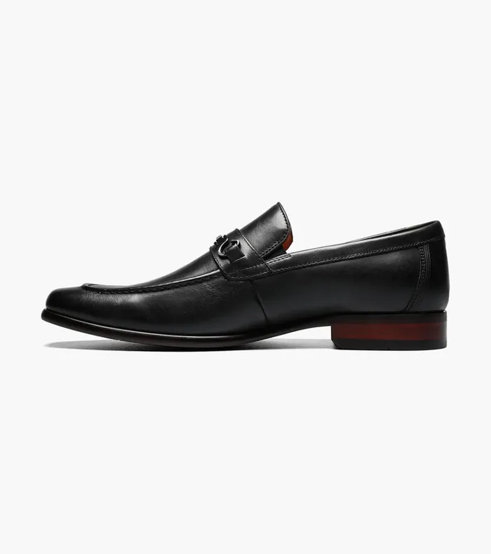 Florsheim Dress Shoes Postino Moc Toe Bit Slip On Black 8211 Men