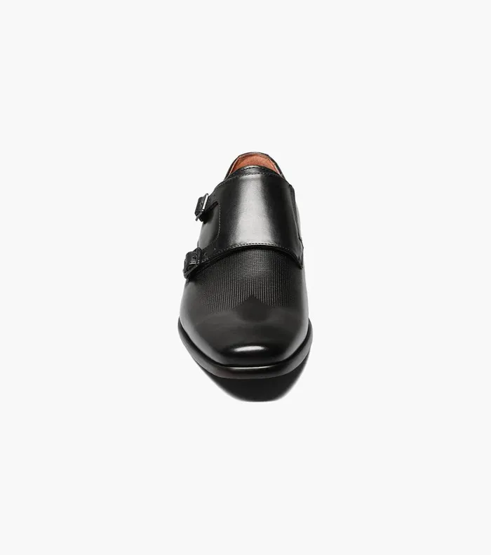 Florsheim Dress Shoes Postino Wingtip Monk Strap Black 8211 Men