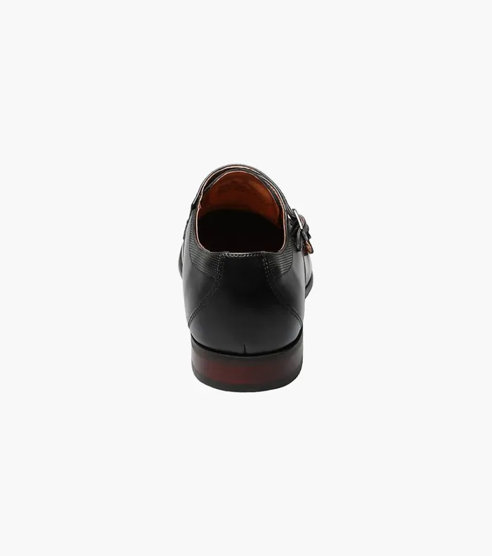 Florsheim Dress Shoes Postino Wingtip Monk Strap Black 8211 Men