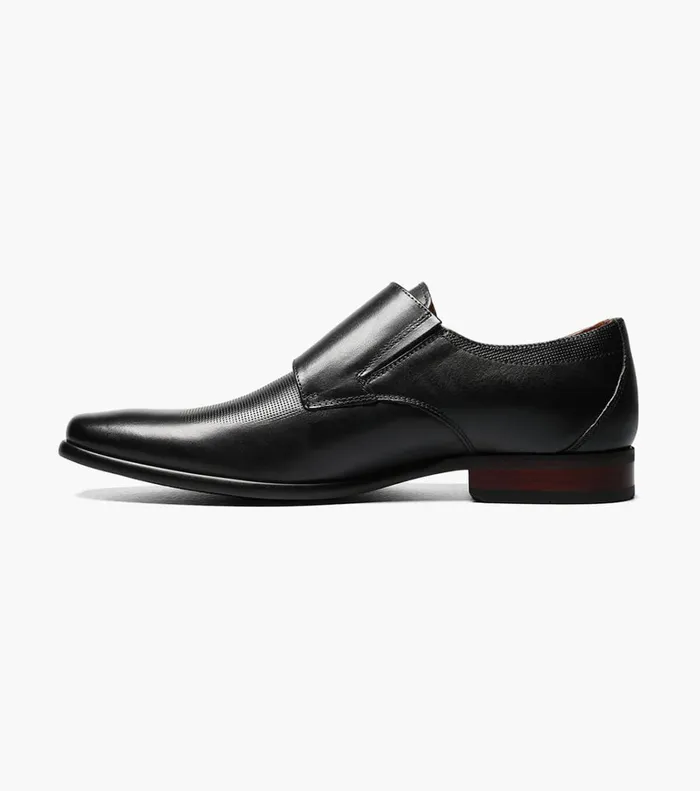 Florsheim Dress Shoes Postino Wingtip Monk Strap Black 8211 Men