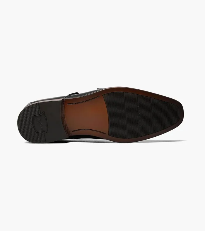 Florsheim Dress Shoes Postino Wingtip Monk Strap Black 8211 Men