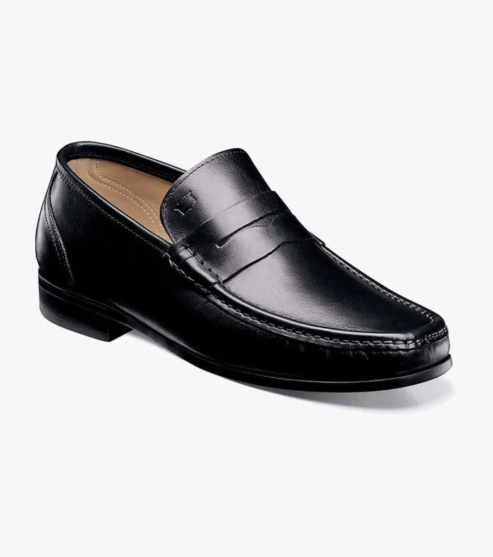 Florsheim Dress Shoes Puente Moc Toe Penny Loafer Black 8211 Men