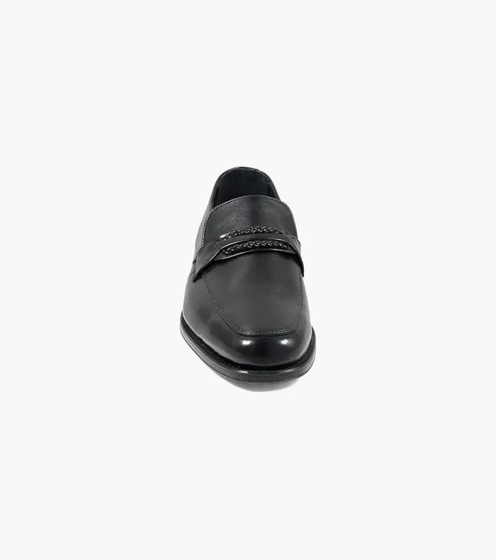 Florsheim Dress Shoes Richfield Moc Toe Strap Loafer Black 8211 Men