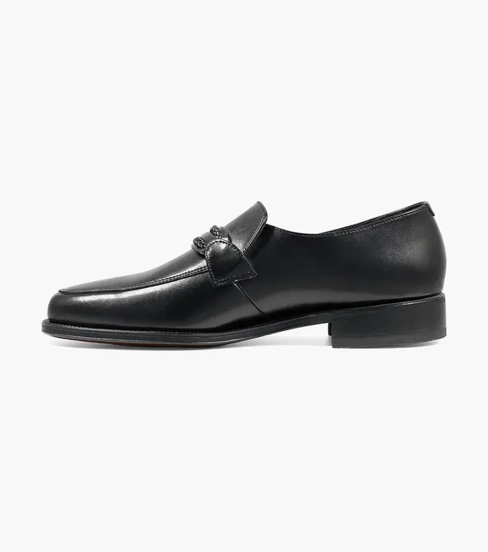 Florsheim Dress Shoes Richfield Moc Toe Strap Loafer Black 8211 Men