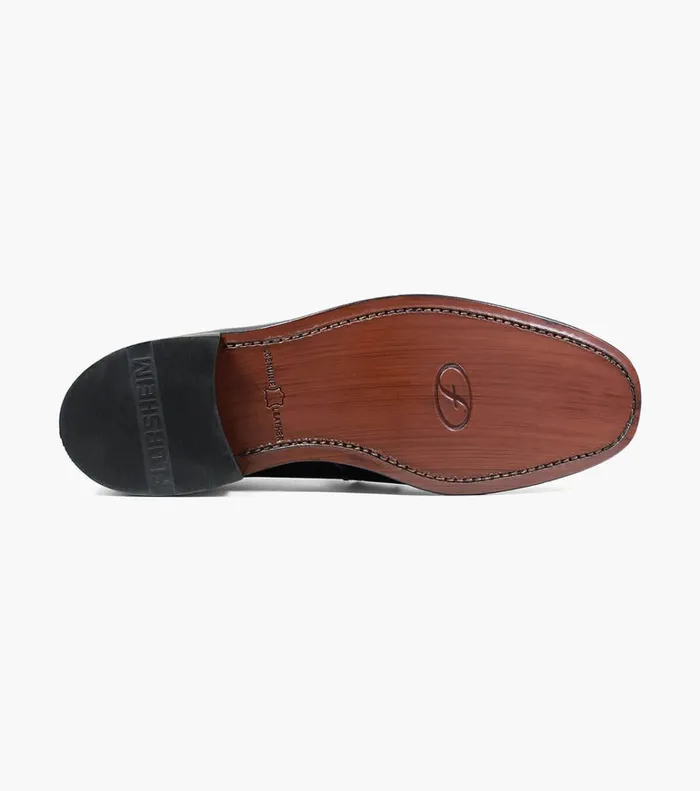 Florsheim Dress Shoes Richfield Moc Toe Strap Loafer Black 8211 Men