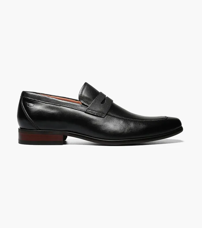 Florsheim Dress Shoes Scottsdale Moc Toe Penny Loafer Black 8211 Men