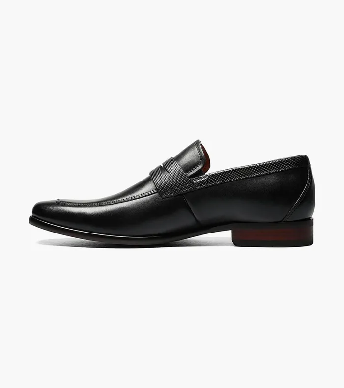 Florsheim Dress Shoes Scottsdale Moc Toe Penny Loafer Black 8211 Men