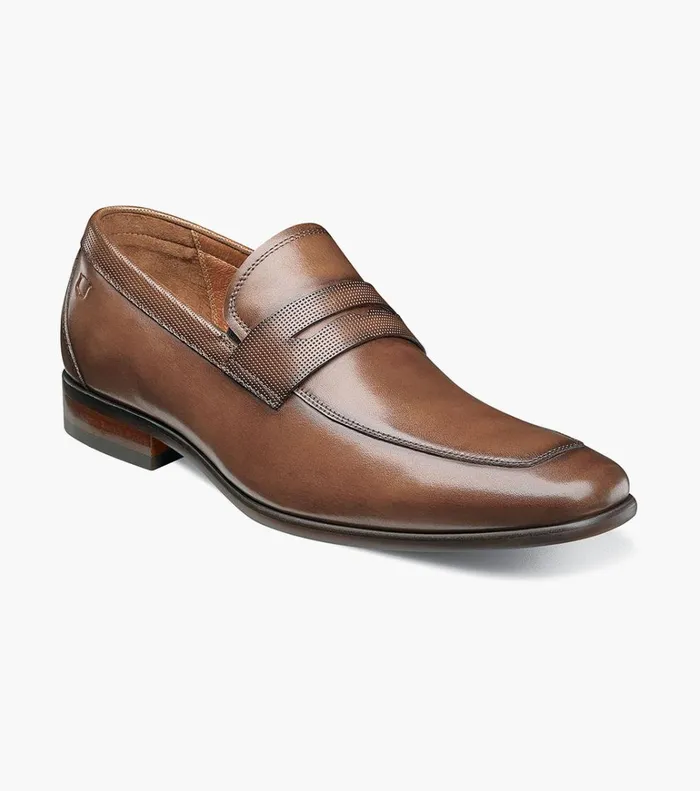 Florsheim Dress Shoes Scottsdale Moc Toe Penny Loafer Cognac 8211 Men