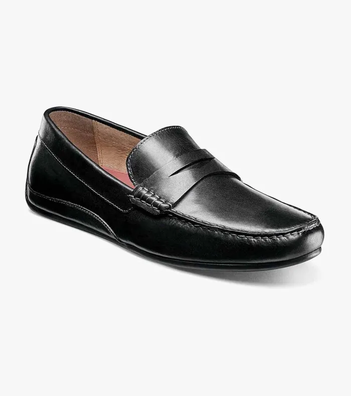 Florsheim Dress Shoes Throttle Moc Toe Penny Loafer Black 8211 Men