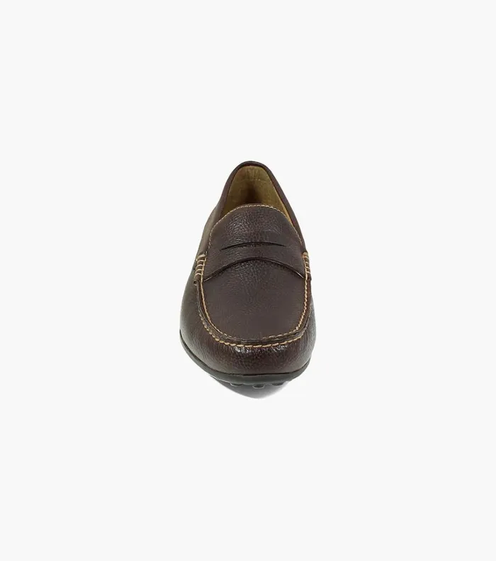 Florsheim Dress Shoes Throttle Moc Toe Penny Loafer Brown 8211 Men