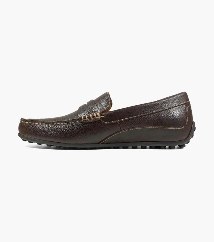 Florsheim Dress Shoes Throttle Moc Toe Penny Loafer Brown 8211 Men