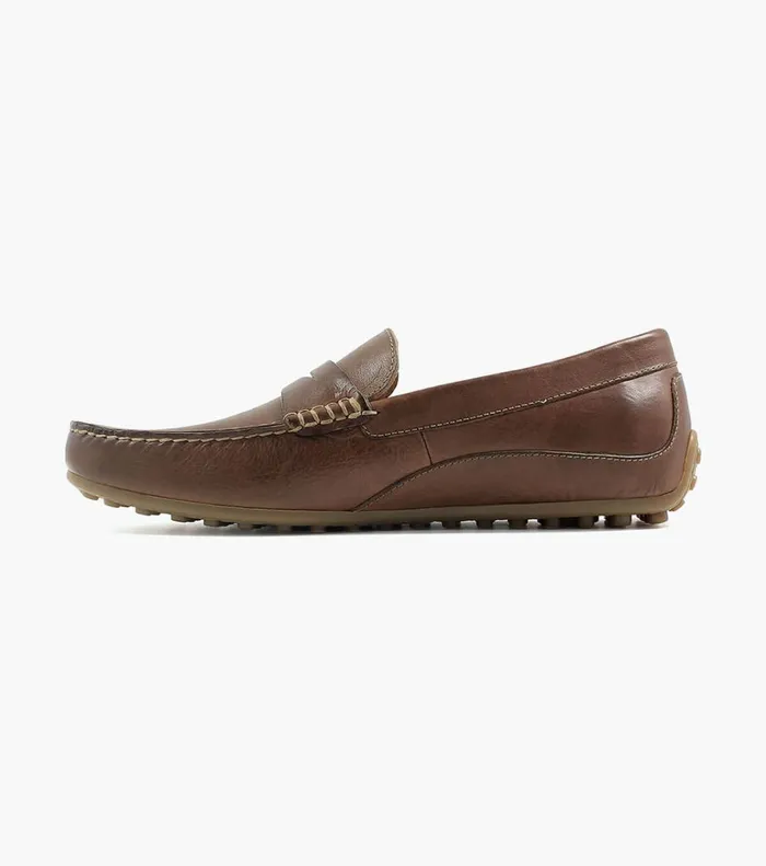 Florsheim Dress Shoes Throttle Moc Toe Penny Loafer Cognac 8211 Men