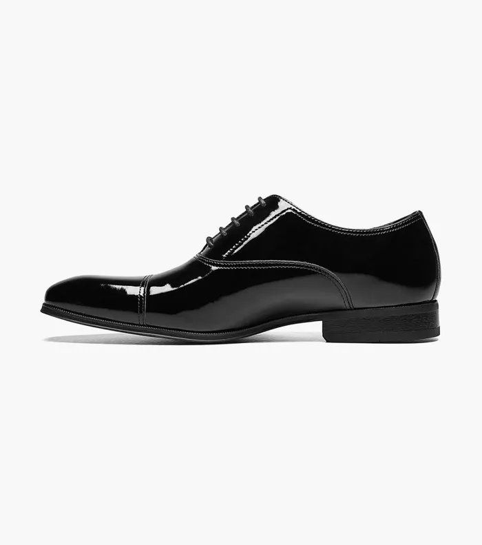 Florsheim Dress Shoes Tux Cap Toe Oxford Black Patent 8211 Men