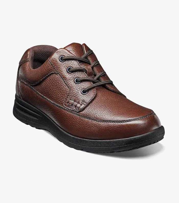 Florsheim Florsheim Comfortech Cavin Moc Toe Lace Up Cognac Tumbled 8211 Men