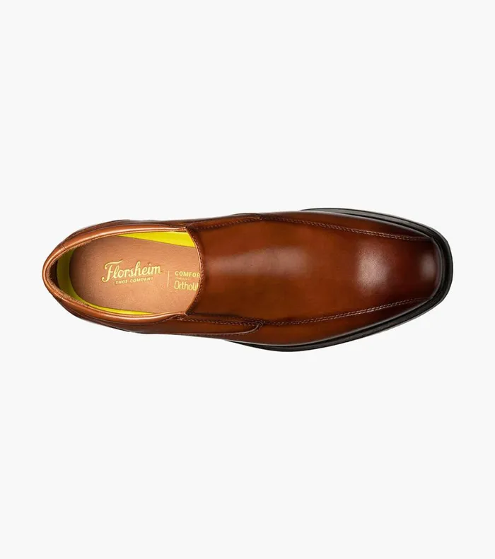 Florsheim Florsheim Comfortech Forecast Waterproof Bike Toe Slip On Cognac 8211 Men