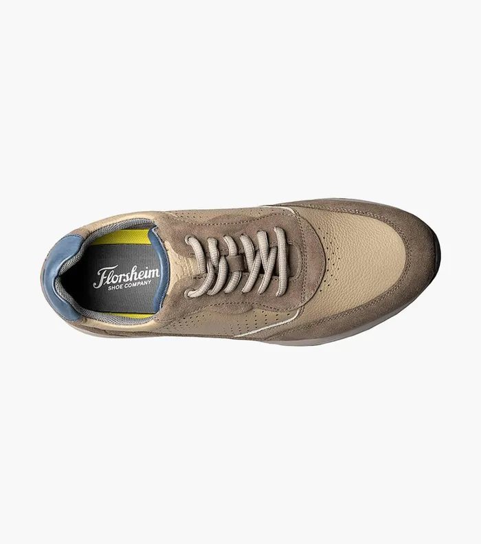 Florsheim Florsheim Comfortech Formula Moc Toe Lace Up Sneaker Stone 8211 Men