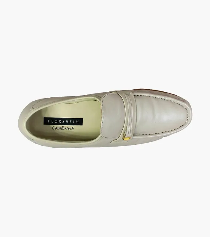 Florsheim Florsheim Comfortech Riva Moc Toe Bit Loafer Beige 8211 Men
