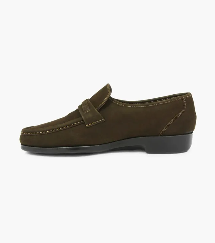 Florsheim Florsheim Comfortech Riva Moc Toe Bit Loafer Brown Nubuck 8211 Men